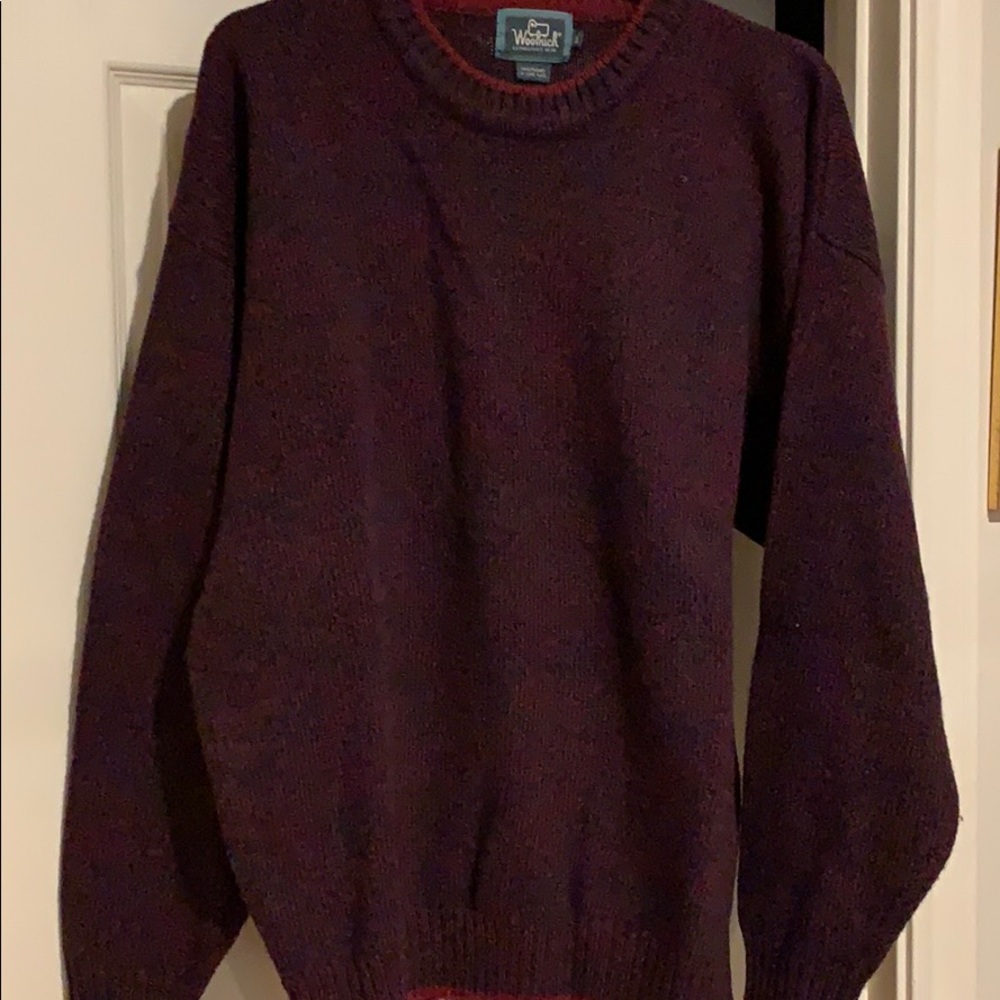 Woolrich Men's Crewneck Sweater - Deep Burgundy